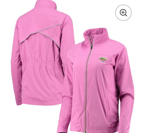 Damenjacke 2021 US Open Bette and Court Pink Swift Raglan Full-Zip - Bild 4 von 5