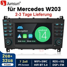 Android 14 Carplay Autoradio GPS SWC Für Mercedes Benz C/CLK/G Klasse W203 W209 Android 14 Carplay Autoradio GPS SWC Für Mercedes Benz C/CLK/G Klasse W203 W209