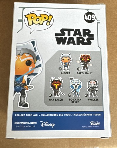 Funko Pop! Figura de vinilo Ahsoka Tano de Star Wars Clone Wars - Imagen 3 de 6