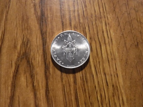 VATICAN CITY 10 LIRE 1970 UNCIRULATED COIN (T516)