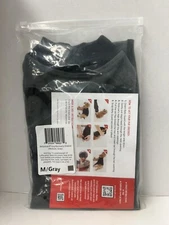 BellyGuard Gray After Surgery Dog Recovery Body Suit, M Medium Super Soft U60G