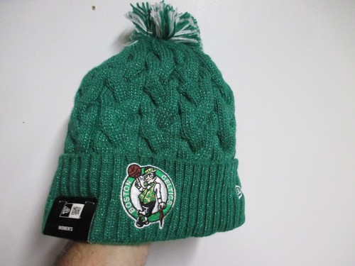 boston celtics pom pom hat