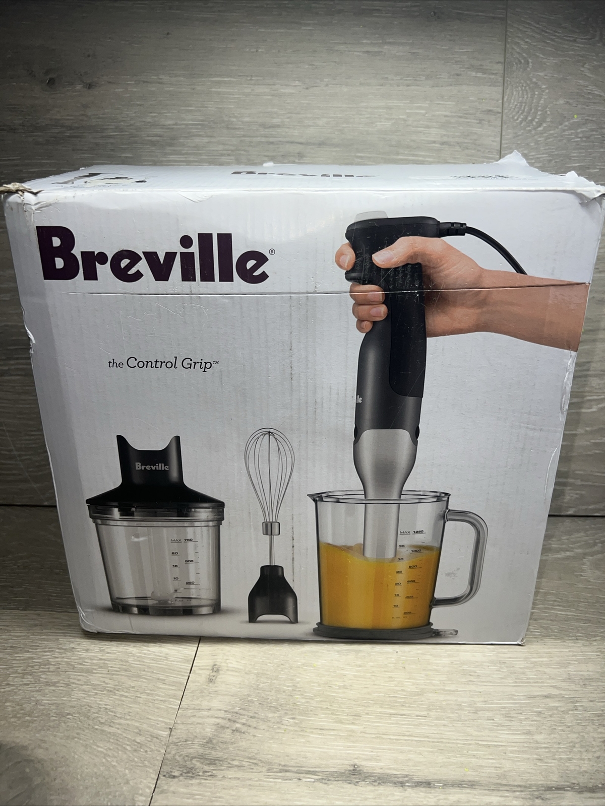 NEW Breville The Control Grip Immersion Blender Stainless Steel *BSB510XL 21614053596 eBay