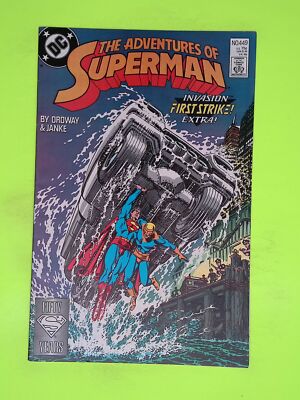 Adventures of Superman #449 Vol. 1 1989 DC Comics 7.0 Comic Book K58-119
