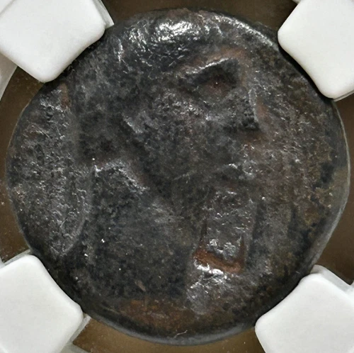 Trajan Syria Balanea AE21 Yr.55 (as Claudia Leucas) NGC VG