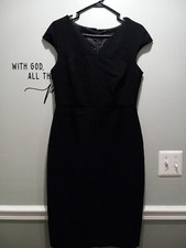 ZARA BASIC SIZE L SOLID BLACK  ELEGANT DRESS FRONT ZIP UP SLEEVELESS MOROCCO