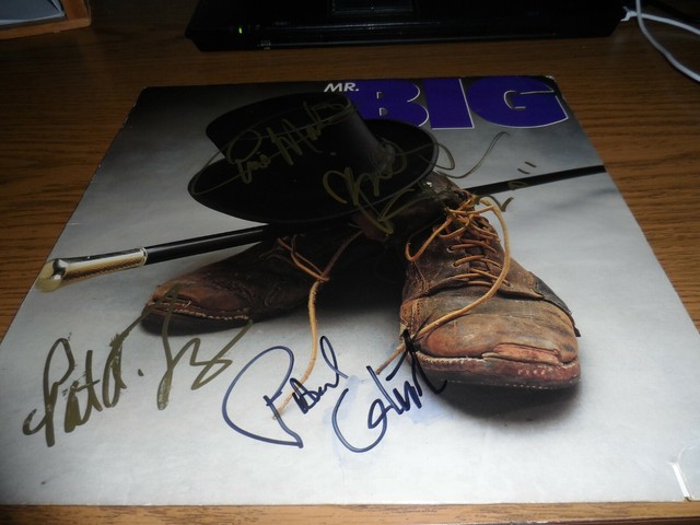 Mr Big Signed Autographed Vinyl Record Album Eric Martin Paul Gilbert 2 Ebay