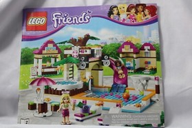 LEGO (41008)Friends Heartlake City Pool, Used,  100% Complete W/Manuals, No Box