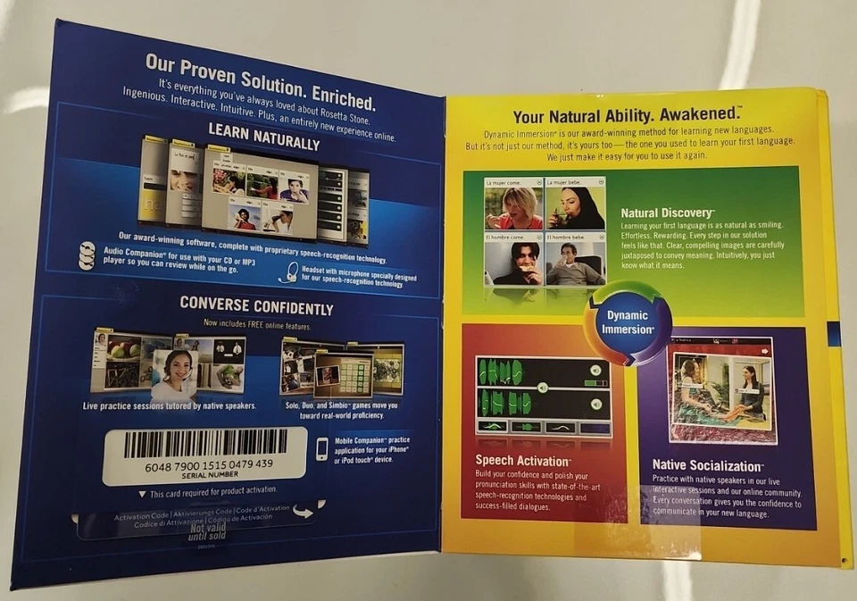  ITALIAN Rosetta Stone Italiano Level 1 2 3 4 5  SEALED verson 4 learn faster - Image 2 of 4