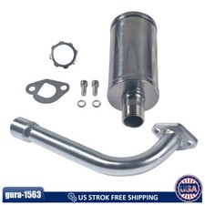 Exhaust Pipe Header  Muffler For Predator 196cc/212cc Honda GX160 GX200 Go Kart