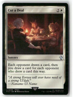 Cut a Deal Commander: Final Fantasy MTG NM Magic