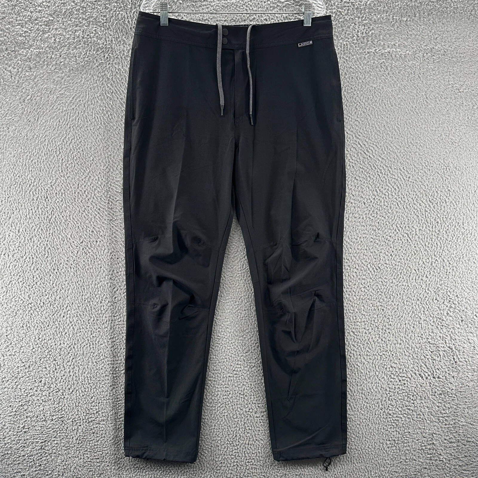 Laird Pants Mens 32 Drawstring Hiking Stretch Performance Pants Actual 34x32
