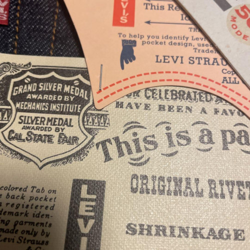 Levi's 140th Anniversary 504z 1950s Reprint Model W31 Formerly