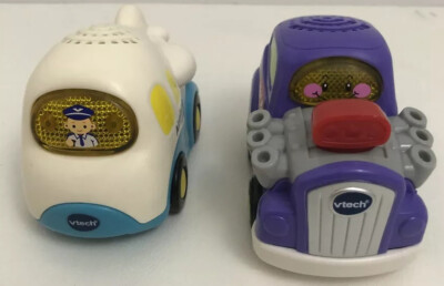 Vtech Go Go Smart Wheels Talking Light-up Toy Airplane and Hot Rod 