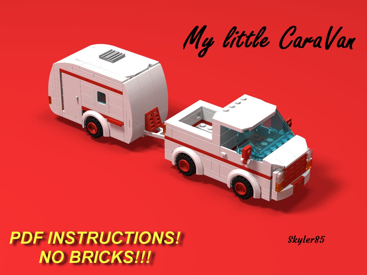 LEGO Little Caravan set building instruction MOC PDF