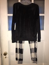 Secret Treasures Super Soft Velour PJ Set Crew Neck Top w/Jogger NWT Size Md.