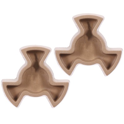  2 Pcs Microwave -Ofen -Plattenspieler -Zubehör Wellen Für Mikrowellentabletts