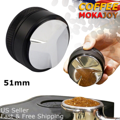 Le café brisé, Distributeur de café Espresso Tamper Noir 51