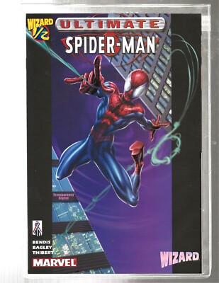 Ultimate Spider-Man 1/2 Wizard (2002)  W / COA !!  EXCELLENT COPY!!