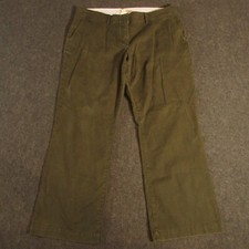 Tommy Hilfiger Austin Pants Womens 18 Green Curvy Straight Chino Hook Eye Pocket