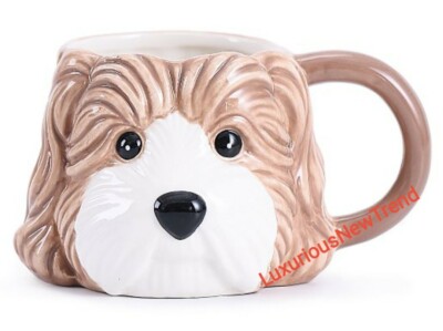 Cockapoo Dog Brown Shade 3D Mug Tea Coffee LATTE Cup Novelty Design ...