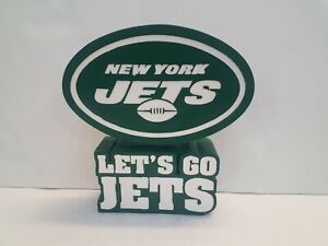 Ny New York Jets Let S Go Logo Design Garden Statue New Nfl Yard Lawn Figure Ebay