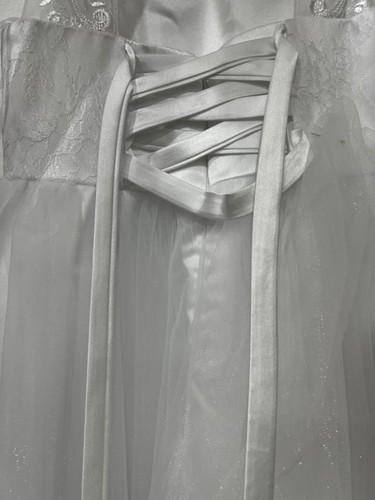 JJ's House White Ball-Gown/ Princess Floor Length Dress Size 10 - Picture 10 of 14