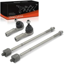 4Pcs Tie Rod End for Land Rover Range Rover Sport 2006-2009 Front Inner & Outer