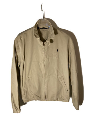 Vtg 90's Polo Ralph Lauren Classic Cotton Canvas Jacket In Vtg 90's Polo Ralph Lauren Classic Cotton Canvas Jacket In