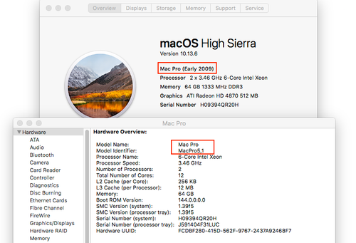 Bandeja procesador CPU Apple Mac Pro 2009 3,46 GHz 12 núcleos 64 GB actualización 4,1 a 5,1 - Imagen 5 de 5