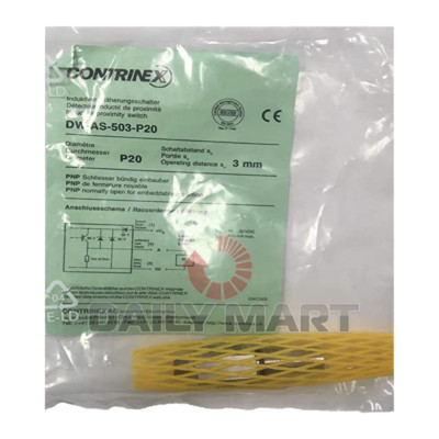 New In Box CONTRINEX DW-AS-503-P20 Pressure Inductive Sensor