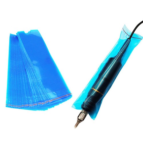 100 Stück Tattoo Clip Cord Hüllen – Einweg-Schutzhüllen Für Tätowiermaschinen, Schwarz, 5x60 Cm