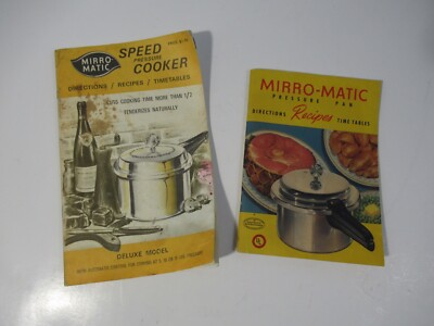 #ad #ad Vtg 1946 Mirro Matic Pressure Cooker Pan 1972 Speed Pressure Cooker Lot Of 2 $21.48