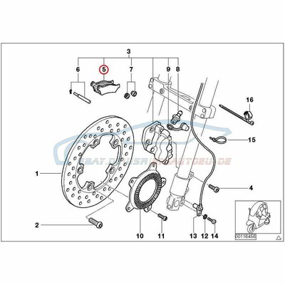 Original BMW 34117660340 - Reparatursatz Bremsbeläge vorn | eBay 