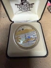 Hawaii - 2015 Treasure Chest Coin Co. 1 Ounce Silver Round Gold Plate .999