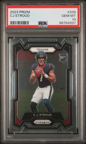 2023 Panini Prizm C.J. Stroud #339 (RC) PSA 10 Houston Texans GEM MINT