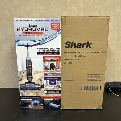 #ad Shark WD16126 HydroVac MessMaster Wet Dry Corded Vacuum Cleaner 3 in 1 Gray $119.98