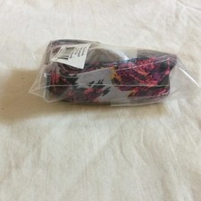 Vera Bradley Wide Lanyard Petite Neon Blooms ID Badge Holder NEW