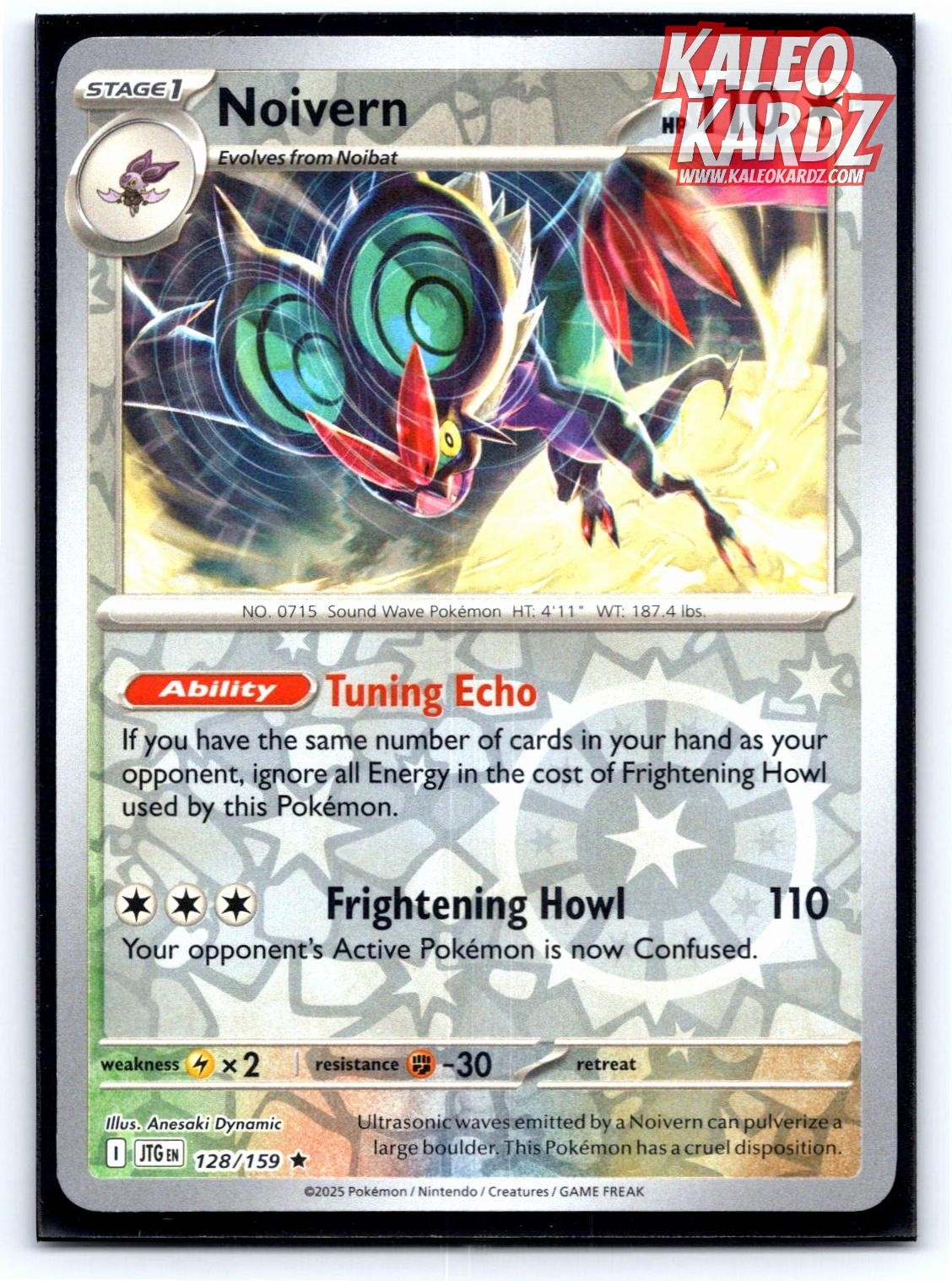 Noivern 128 Rare Journey Together Pokemon Reverse Holo NM/M