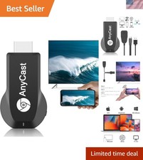 Anycast 4K WiFi Streaming Dongle - Easy Screen Mirroring for TV and Projectors