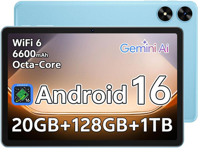 Tablet 10.1 Inch Android 16 Tablet with Octa-Core Processor, 20GB RAM 128GB ROM