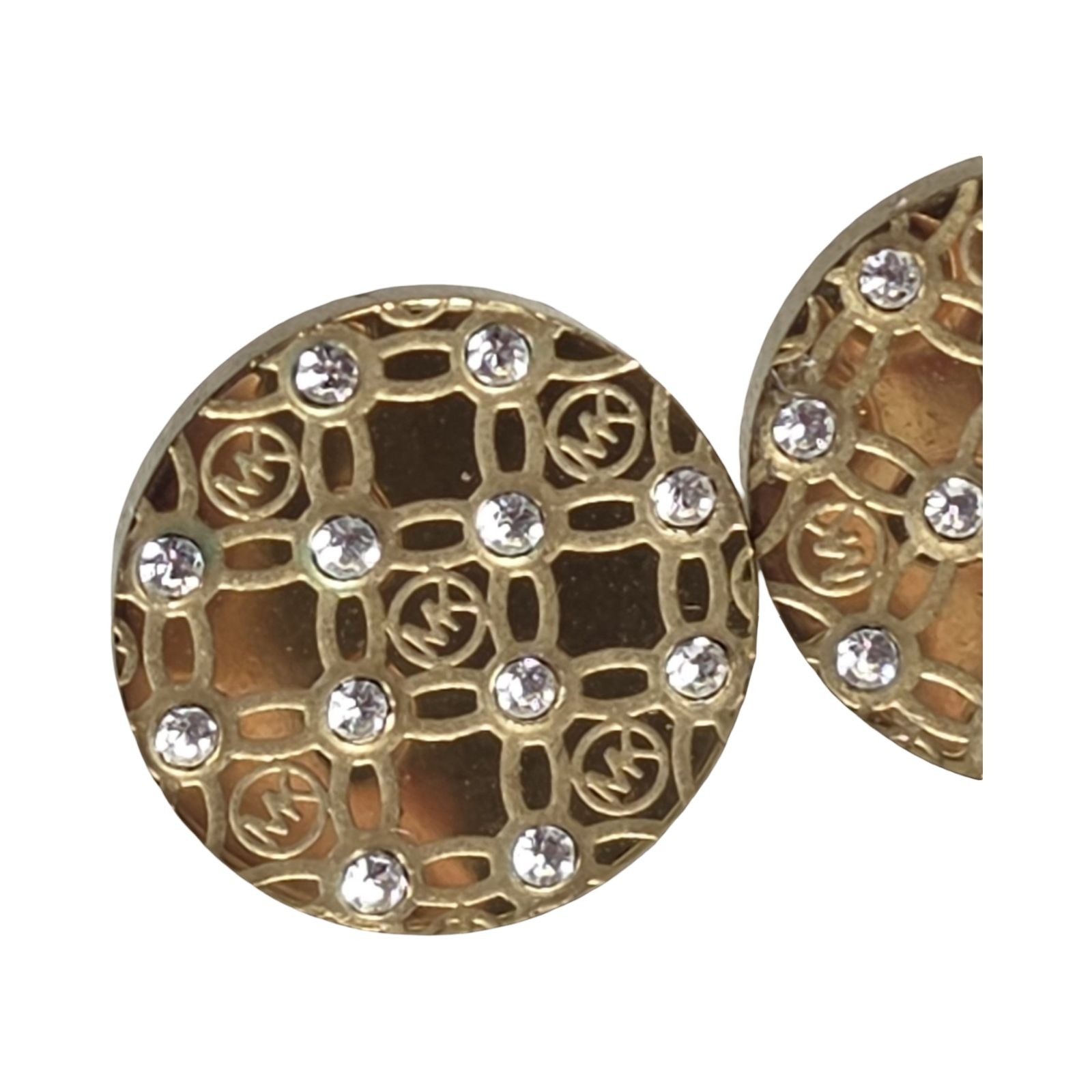 Michael Kors Gold Tone Stud Earrings thumbnail 3