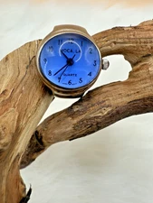 Vintage 1993 MOCA LA Blue Moon Watchband Ring For Museum of Contemporary Art LA