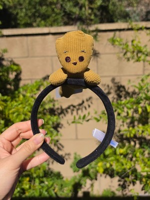 Tokyo Disney Marvel I m Groot Plush Doll Ears Headband It  s a Small World new