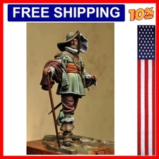 1/24 Scale75mm Resin Figure Assembled Model Kit Ancient European Elegant Swor...