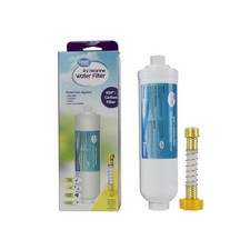 Great Value RV Water Filter 1 Pack, With Flexible Hose, F200, Activated Carbon
