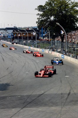 Bobby Rahal TrueSports Lola T87 00 Cosworth leads John Richards Di- Old Photo