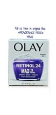 Olay Retinol 24 MAX  2-PEPTIDS Night Moisturizing Cream Full Sz New Original Box