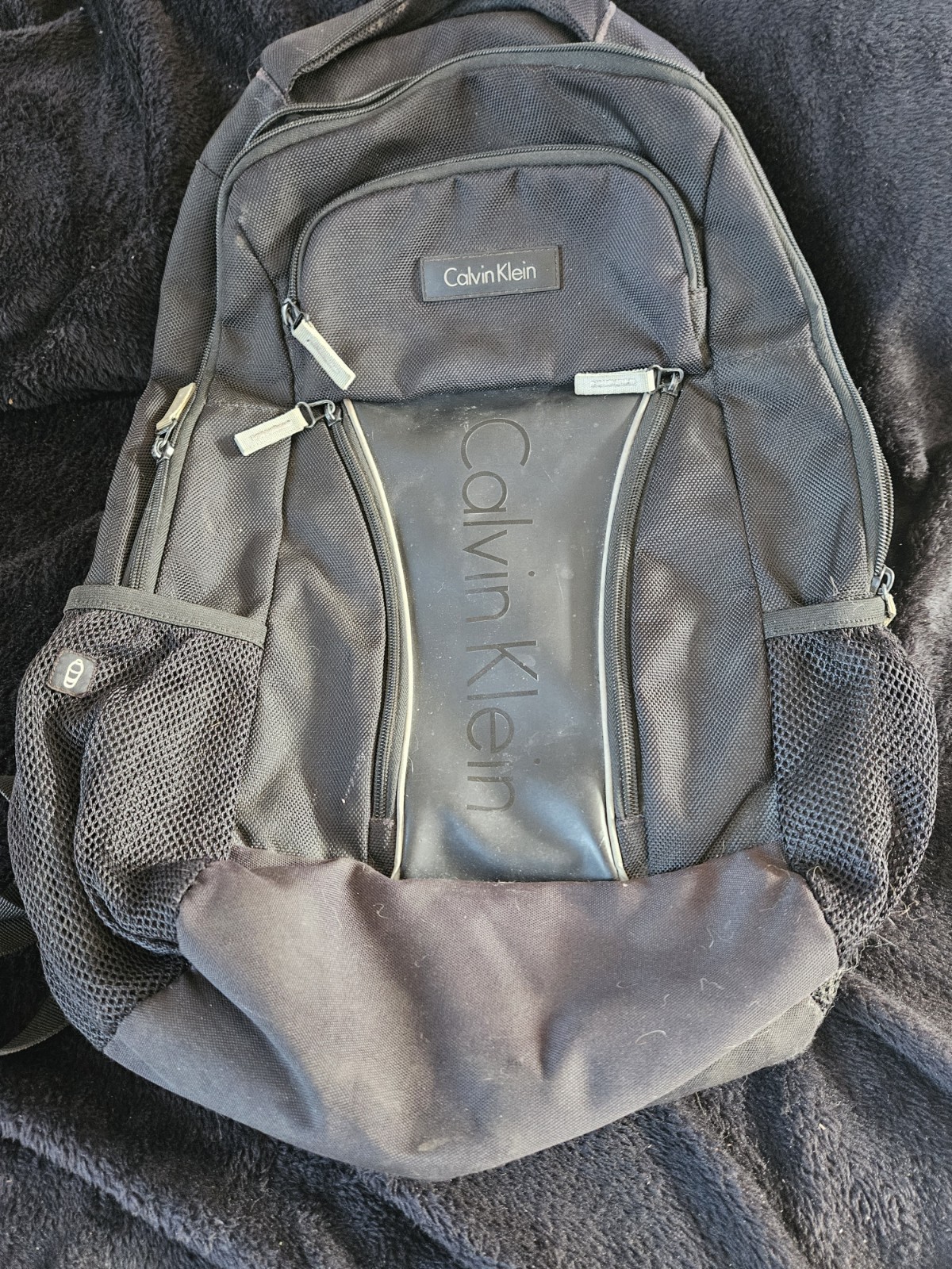 Black Padded Business Travel School Commuter Bag