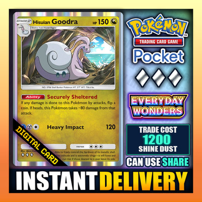 Pokemon TCG Pocket - Hisuian Goodra - Diamant   Alltagswunder - Englisch  